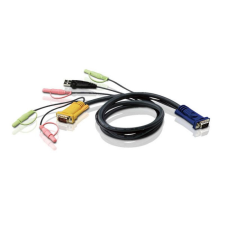 ATEN 2L-5302U KVM Kábel USB VGA 1,8m kábel és adapter