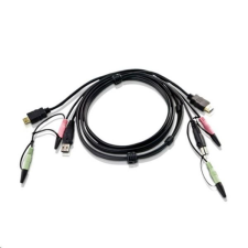 ATEN 2L-7D02UH - video / USB / audio cable - 1.8 m (2L-7D02UH) kábel és adapter