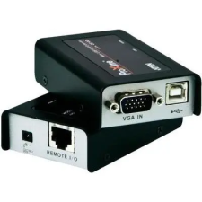 ATEN Console mini extender USB+VGA Cat5e kábelen 100 CE100 audió/videó kellék, kábel és adapter