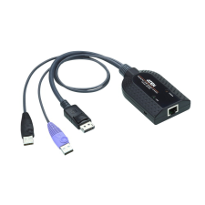 ATEN KA7189 USB DisplayPort Virtual Media KVM Adapter kábel és adapter