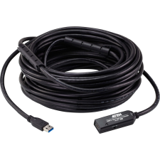 ATEN Kábel USB 3.2 Gen1 Extender, 20m, fekete - UE332C-AT-G (34606G) kábel és adapter
