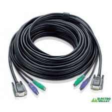 ATEN KVM Console kábel PS/2 20m /2L-1020P/ kábel és adapter
