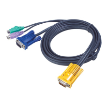 ATEN kvm kábel ps/2 és vga, 1,8m 2l-5202p kábel és adapter