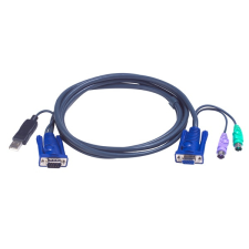 ATEN KVM Kábel PS/2-USB 3m 2L-5503UP kábel és adapter