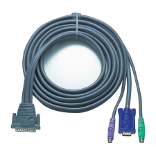 ATEN KVM Kábel PS/2 VGA 3m 2L-1603P kábel és adapter