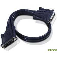 ATEN Párhuzamos Hosszabbító Fekete 1.8m 2L-1701 kábel és adapter
