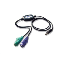 ATEN USB - 2xPS/2 adapter 0.9m  (UC10KM-AT) (UC10KM-AT) kábel és adapter