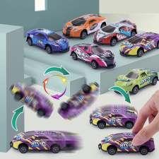 Átfordulós Autó, Matchbox (3db a csomagban) autópálya és játékautó