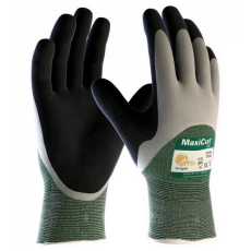 ATG Kesztyű ATG (34-305) Maxicut Oil tenyér mártott vágásbiztos olajálló green/black 11