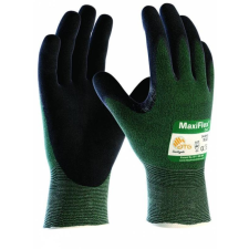 ATG Kesztyű ATG (34-8743) Maxiflex Cut vágásálló precíziós tenyérmártott green/black 07 védőkesztyű