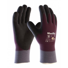 ATG Kesztyű ATG (56-451) Maxidry Zero nitril tenyérmártott purple/black 9
