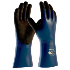 ATG Kesztyű ATG (56-530) Maxidry Lr nitril teljesen mártott olajálló darkblue 8