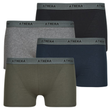 Athena Boxerek BASIC COTON Pack de 4 Tengerész EU S férfi alsó
