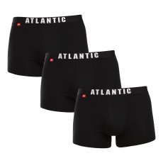 Atlantic 3PACK Férfi boxeralsó Atlantic fekete (3MH-011black) XL
