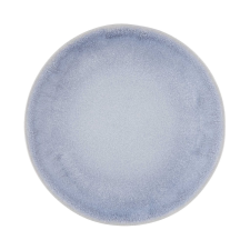 Atlantis lapos tányér, kék ?28cm tányér és evőeszköz