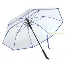  Átlátszó automata esernyő, fém tengely