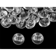  Átlátszó gomb 7 mm - 50 db rövidáru