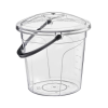  Átlátszó vödör fedéllel 20L