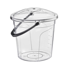  Átlátszó vödör fedéllel 20L takarító és háztartási eszköz