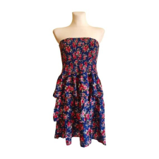  Atmosphere kék virágmintás női nyári ruha (méret: 42/XL) női ruha