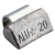 ATS Centírozósúly alumínium felnikhez, ólmozott 20g 100db 01-01-88