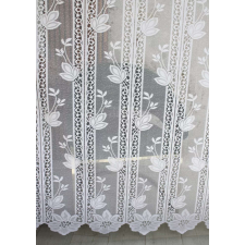 Aubrey készre varrt függöny indás szírom white 300x180cm lakástextília