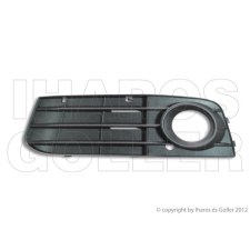 Audi A4 2007.11.01-12.01.31 Rács a lökhárítóba bal fekete R (0868) lökhárító