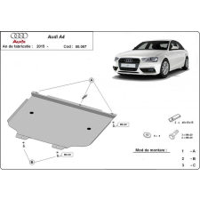  Audi A4, 2015-2018 - Váltóvédő lemez autóponyva