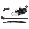  Audi A4 B7 / Avant 04-08 SET: ablaktörlő motor + hátsó ablaktörlő kar + lapát + hátsó ablakmosó fúvóka 3 db KPL