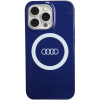 Audi AU-IMLMIP13P-Q5/D2-BE IML Big Logo MagSafe-kompatibilis keménytok iPhone 13/13 Pro - tengerészkék