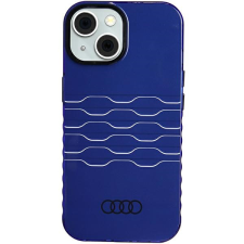 Audi AU-IMLMIP15-A6/D3-BE IML MagSafe-kompatibilis keménytok iPhone 15 - tengerészkék tok és táska