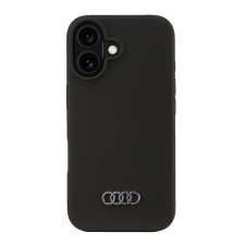 Audi AU-LSRIP16-Q3/D1-BK Silicone keménytok iPhone 16 - fekete tok és táska