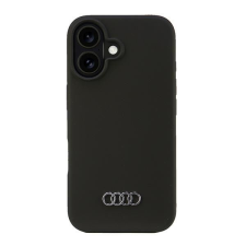 Audi AU-LSRIP16-Q3/D1-BK Silicone keménytok iPhone 16 - fekete tok és táska