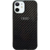 Audi Carbon Fiber iPhone 11 6.1" Fekete Keménytok (AU-TPUPCIP11-R8/D2-BK)