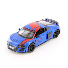  Audi R8 Coupé Sport kék hátrahúzós autó 1:36 makett