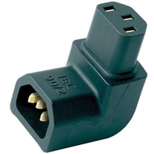 Audioquest IEC Tápkábel Fekete 3cm IEC90/2 kábel és adapter