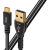 Audioquest Pearl USBPEA0.75MI USB-A apa - Micro USB-B apa 2.0 Adat és töltőkábel - Fekete (0.75m)