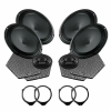  Audison Prima autóhangszóró csomag Audi A4 2000-2005 számára, RMS 100 W