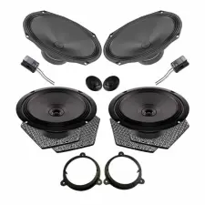  Audison Prima autóhangszóró csomag Nissan Navara 2005-2015 számára, RMS 100W elektromos alkatrész