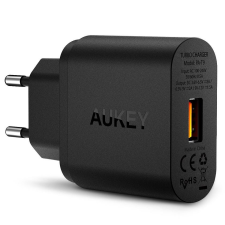 Aukey PA-T9 USB Type-A Hálózati töltő - Fekete (19.5W) mobiltelefon kellék
