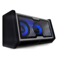 Auna 2x 30 cm (2x 12") dupla-subwoofer autóba, fényeffektuss autós mélynyomó