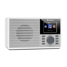 Auna IR-160, internet rádió, WLAN, USB, AUX, UPnP, 2.8&quot; TFT kijelző, távirányító, fehér távirányító
