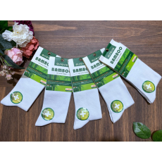 Aura Via Aura.via női bambusz hosszú szárú zokni N8618 1cs/5pár fehér