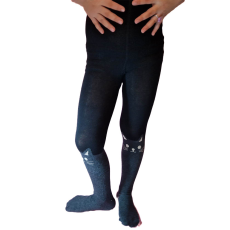 Aura Via LÁNY harisnyanadrág ClCA mintás 10-12 év, Szürke