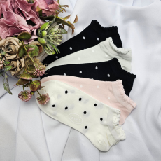 Aura Via Női titokzokni pöttyökkel 5 pár/cs 35-38