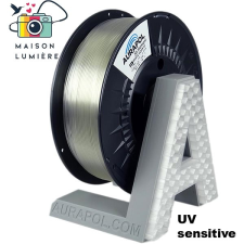 AURAPOL PLA 3D Filament, Mystic Clear UV, 1 kg, 1,75 mm nyomtató kellék