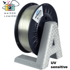 AURAPOL PLA 3D Filament, Mystic Clear UV, 1 kg, 1,75 mm (PLA435558) nyomtató kellék