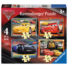 Auta puzzle készlet 4 az 1-ben puzzle, kirakós