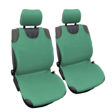 Autófejlesztés Trikóhuzat bolyhos pamut zöld ülésbetét, üléshuzat