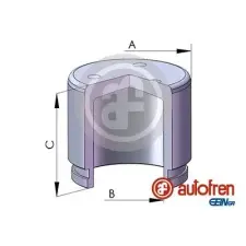 AUTOFREN SEINSA dugattyú, féknyereg D025278 autóalkatrész